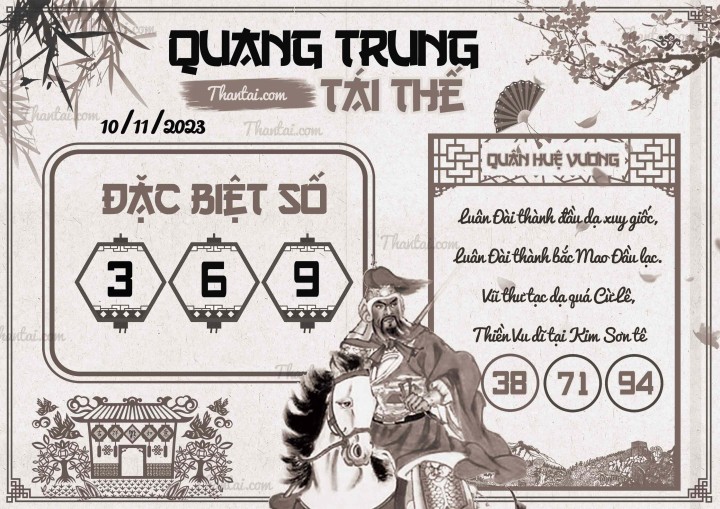 QUANG TRUNG TÁI THẾ 26/10/2023