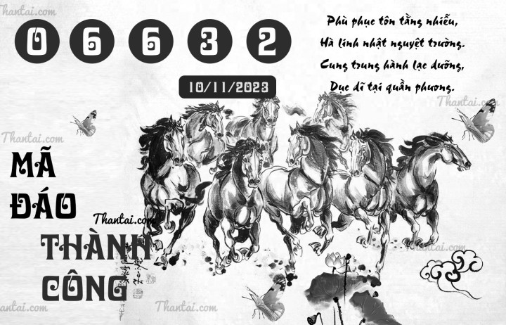 MÃ ĐÁO THÀNH CÔNG 26/10/2023