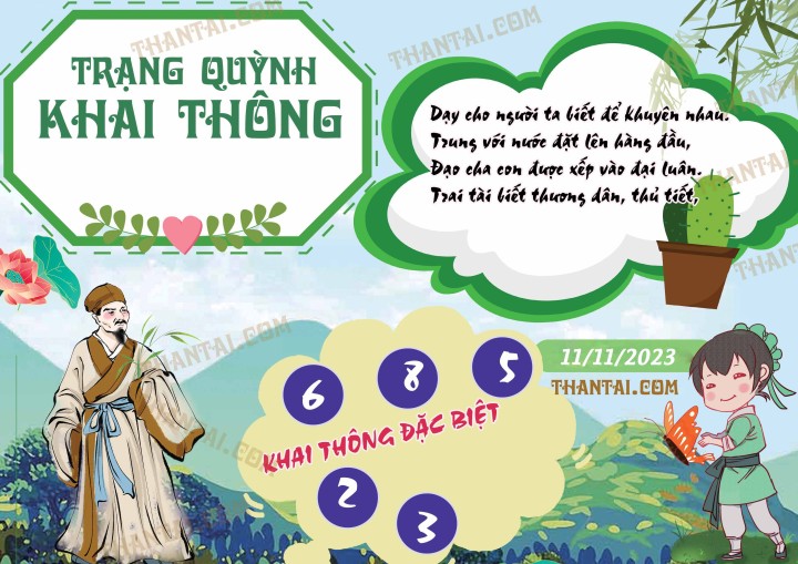 Trạng Quỳnh Khai Thông 27/10/2023