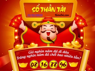 SỔ THẦN TÀI 11/11/2023