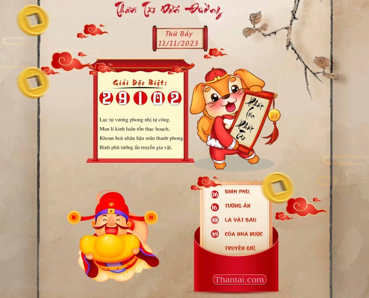 THẦN TÀI DẪN ĐƯỜNG 27/10/2023
