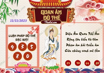 Quan Âm Độ Thế 11/11/2023