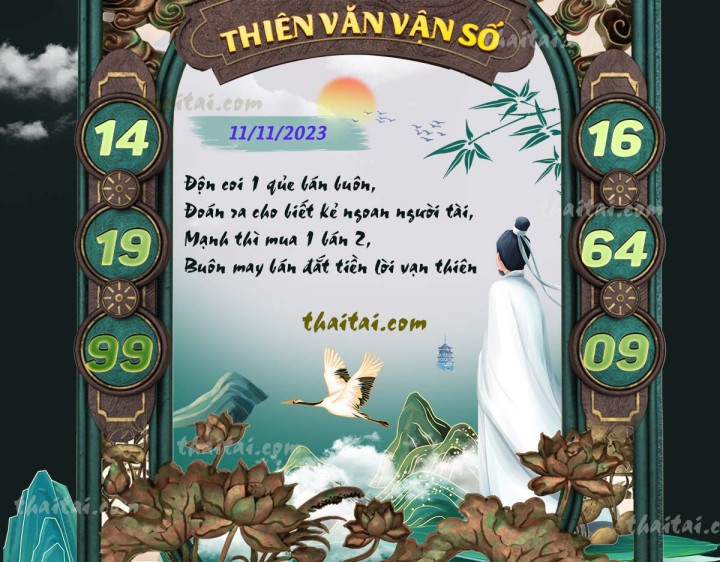 THIÊN VĂN VẬN SỐ 27/10/2023