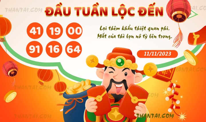 ĐẦU TUẦN LỘC ĐẾN 27/10/2023