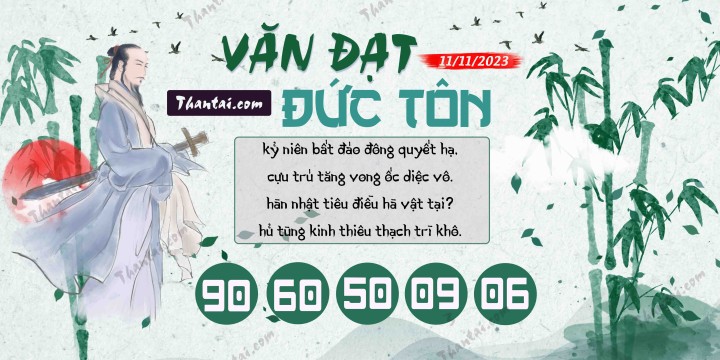 Văn Đạt Đức Tôn 27/10/2023