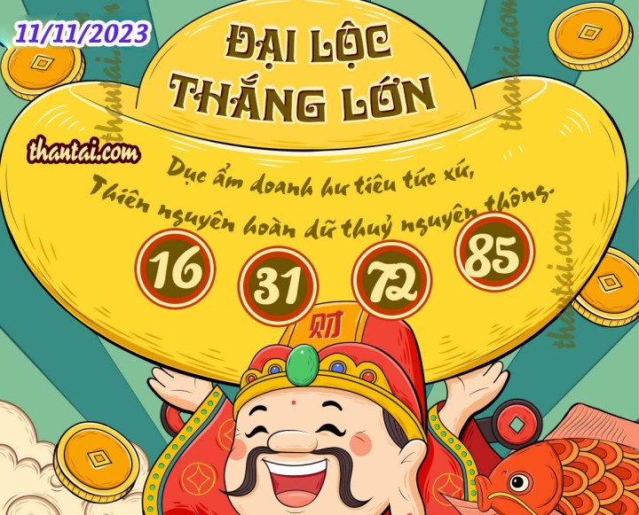 ĐẠI LỘC THẮNG LỚN 27/10/2023