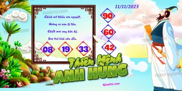 THIÊN MỆNH ANH HÙNG 11/11/2023