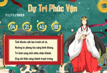 DỰ TRI PHÚC VẬN 11/11/2023