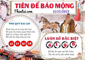 Tiên Đế Báo Mộng 11/11/2023