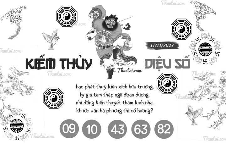 KIẾM THỦY DIỆU SỐ 27/10/2023