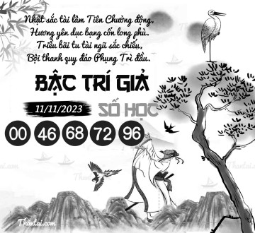 BẬC TRÍ GIẢ SỐ HỌC 11/11/2023