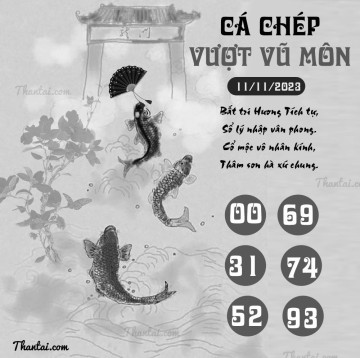 CÁ CHÉP VƯỢT VŨ MÔN 11/11/2023