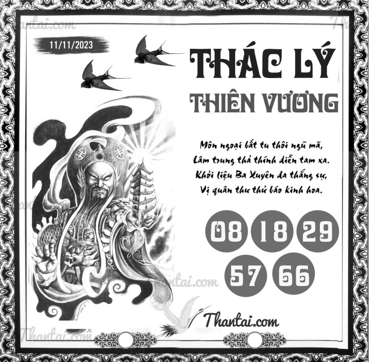 THÁC LÝ THIÊN VƯƠNG 27/10/2023