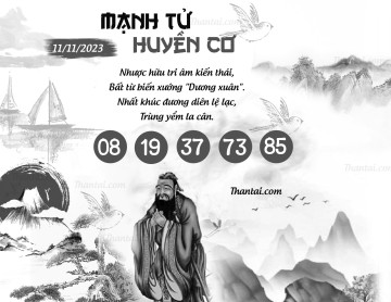 MẠNH TỬ HUYỀN CƠ 11/11/2023