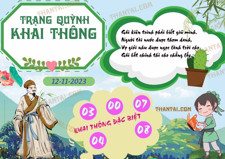 Trạng Quỳnh Khai Thông 28/10/2023