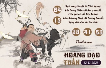 HOÀNG ĐẠO TUẦN 12/11/2023