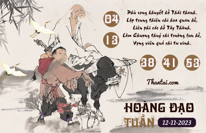 HOÀNG ĐẠO TUẦN 28/10/2023