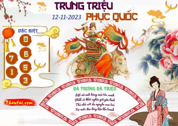 Trưng Triệu Phục Quốc 12/11/2023