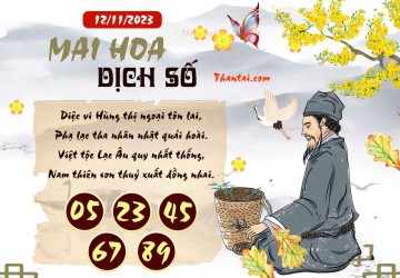 Mai Hoa Dịch Số 12/11/2023