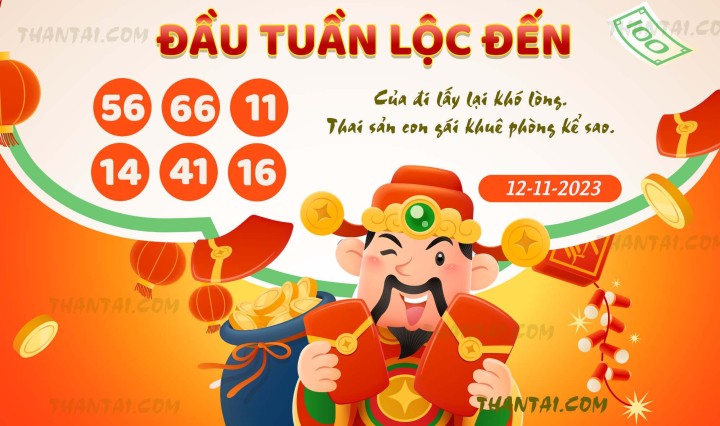 ĐẦU TUẦN LỘC ĐẾN 28/10/2023