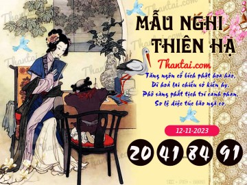 Mẫu Nghi Thiên Hạ 12/11/2023