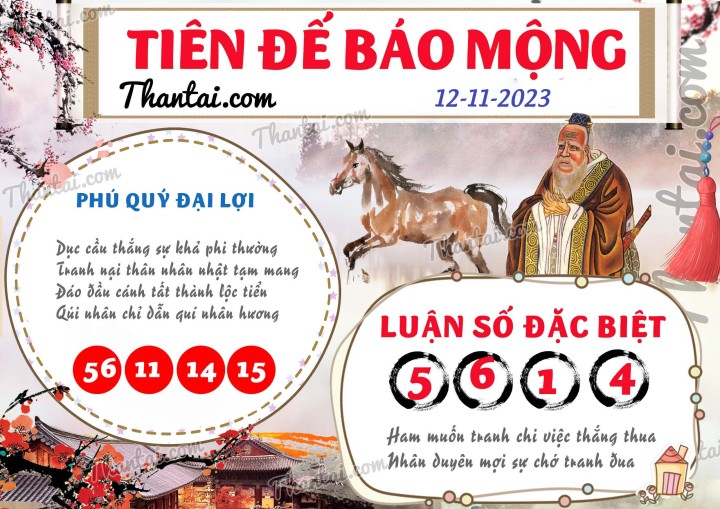 Tiên Đế Báo Mộng 28/10/2023