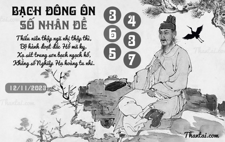 BẠCH ĐÔNG ÔN 28/10/2023