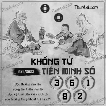 KHỔNG TỬ TIÊN MINH SỐ 12/11/2023