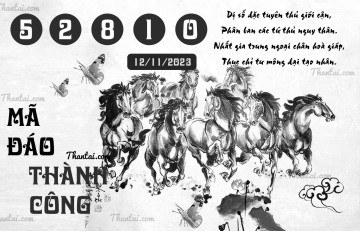 MÃ ĐÁO THÀNH CÔNG 12/11/2023