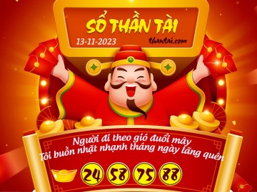 SỔ THẦN TÀI 13/11/2023