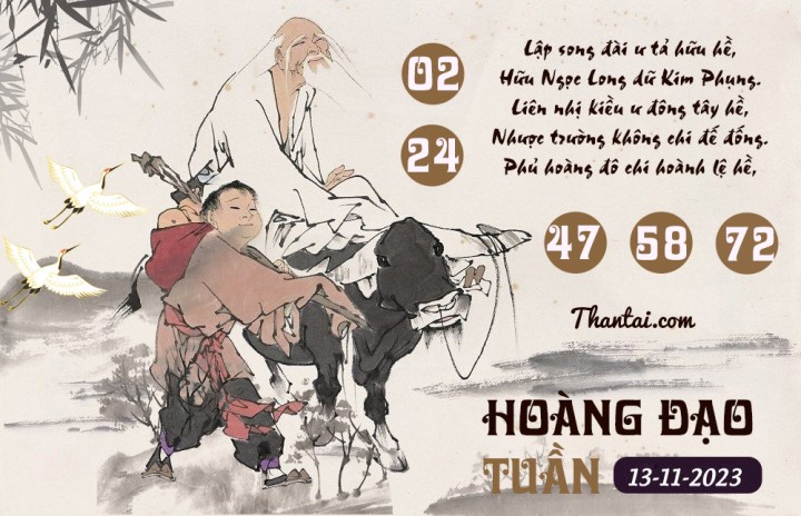 HOÀNG ĐẠO TUẦN 29/10/2023