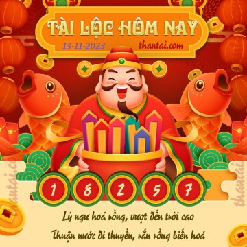 Tài Lộc Hôm Nay 13/11/2023