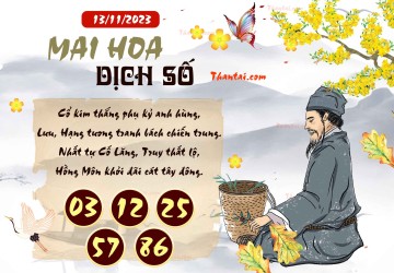 Mai Hoa Dịch Số 13/11/2023