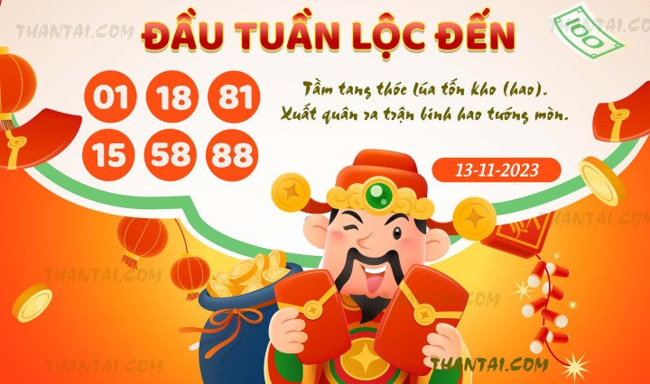 ĐẦU TUẦN LỘC ĐẾN 29/10/2023