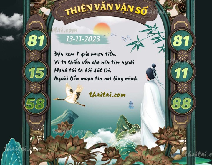 THIÊN VĂN VẬN SỐ 29/10/2023