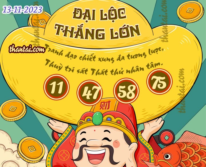 ĐẠI LỘC THẮNG LỚN 29/10/2023
