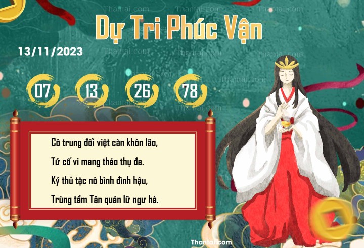 DỰ TRI PHÚC VẬN 29/10/2023