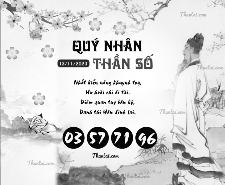 QUÝ NHÂN THẦN SỐ 29/10/2023