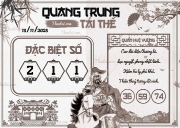 QUANG TRUNG TÁI THẾ 13/11/2023