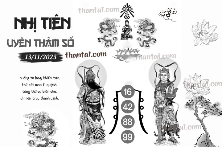 NHỊ TIÊN UYÊN THÂM SỐ 29/10/2023
