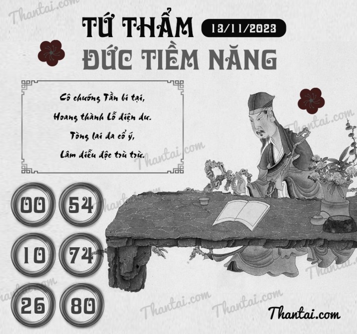 TỨ THẨM ĐỨC TIỀM NĂNG 29/10/2023