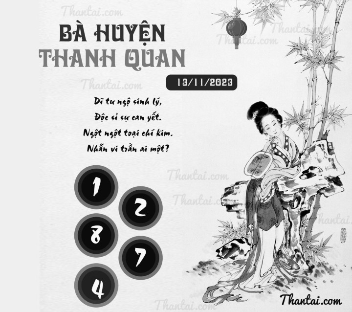 BÀ HUYỆN THANH QUAN 29/10/2023