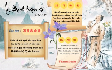 Lý Bạch Luận Số 11/08/2023