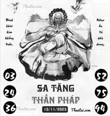 SA TĂNG THẦN PHÁP 13/11/2023