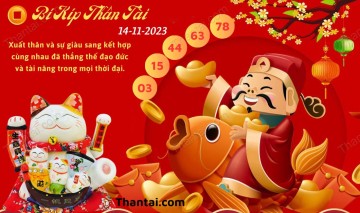 Bí Kíp Thần Tài 14/11/2023