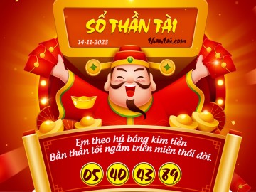 SỔ THẦN TÀI 14/11/2023