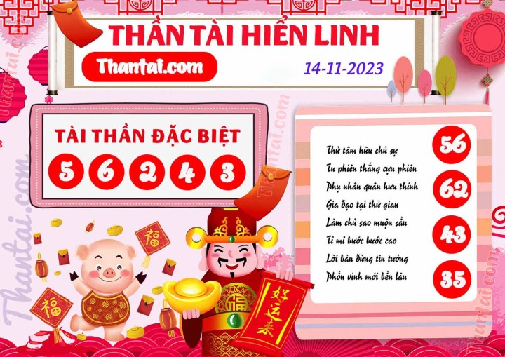 THẦN TÀI HIỂN LINH 30/10/2023