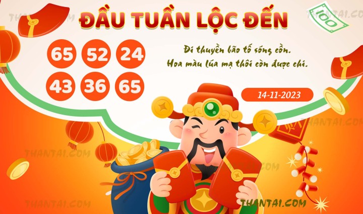 ĐẦU TUẦN LỘC ĐẾN 30/10/2023