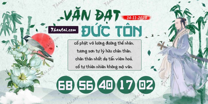 Văn Đạt Đức Tôn 30/10/2023