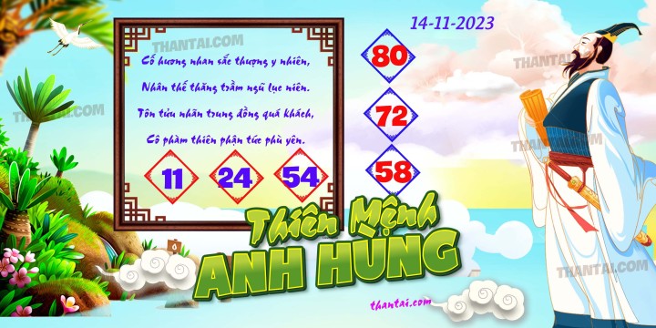 THIÊN MỆNH ANH HÙNG 30/10/2023